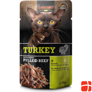 Leonardo Cat Food Turkey & Pulled Beef