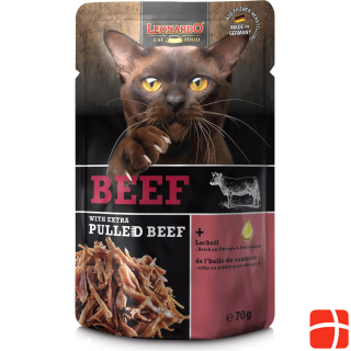 Leonardo Cat Food Beef & Pulled Beef