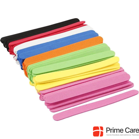Creativ Company Foam rubber set popsicle sticks 120 pieces, Multicolor