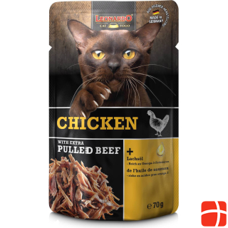 Leonardo Cat Food Chicken & Pulled Beef