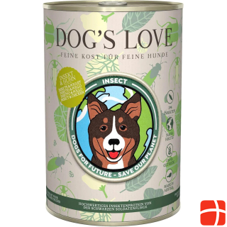 Dog's love Wet food insect & chicken, 400 g
