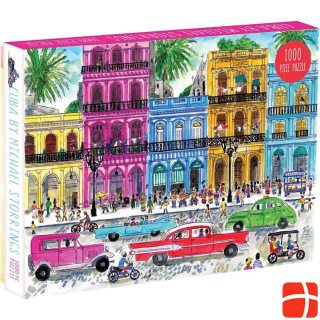 Abrams & Chronicle 55330 - Michael Storrings Cuba - Jigsaw Puzzle, 1000 pieces