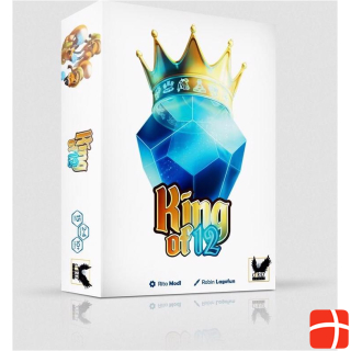 Corax Games 1025472 - King of 12, dice game for 2 - 4 players, from 10 years (DE edition)