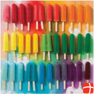 Abrams & Chronicle 51226 - Rainbow Popsicles - Puzzle, 500 pieces