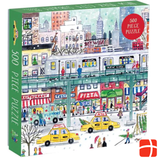 Abrams & Chronicle 53091 - Michael Storrings New York City Subway - Jigsaw Puzzle, 500 pieces