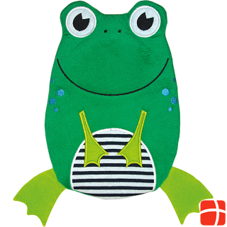 Грелка Hugo Frog Frog велюровый чехол 0,8 л 14x20см зеленый