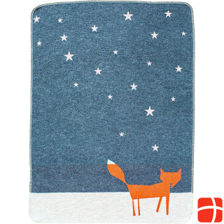 David Fussenegger Детское одеяло KiDs 'Fox' под звездами серое/розовое