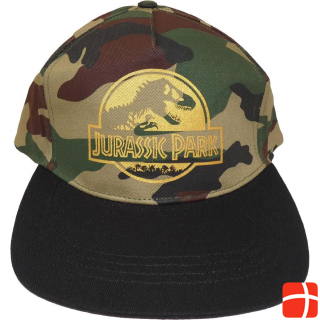 Jurassic Park Camouflage logo snapback cap cotton polyester