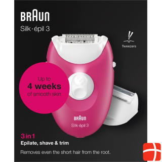 Braun Silk-épil 3 3-276, Epilierer für langanhaltende Haarentfernung
