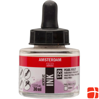 Amsterdam Acryltinte 30 ml, Violett/Weiss