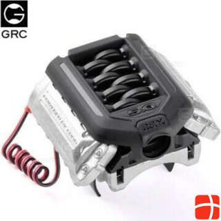 Grc 3D Pla Реалистичный двигатель 7,4 В Sense Вентилятор охлаждения Тип A с радиатором двигателя 35-36 мм для Traxxas TRX-4