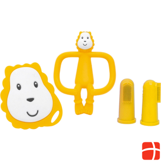 Vital Innovations Teething ring 'Ludo Lion' Starter Set 4 pieces