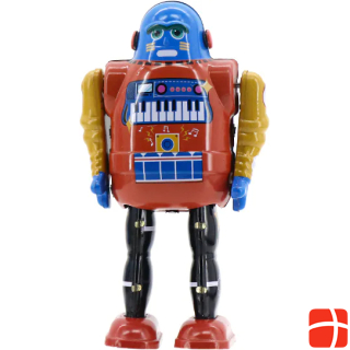 Mr & Mrs Tin Robot Piano Bot