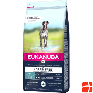 Eukanuba Grain Free Adult L/XL with salmon