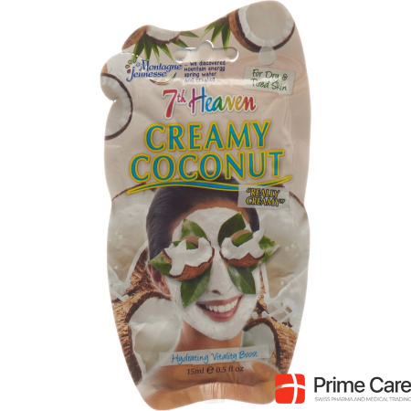 7th Heaven refreshing moisturizing mask with coconut water and shea butter