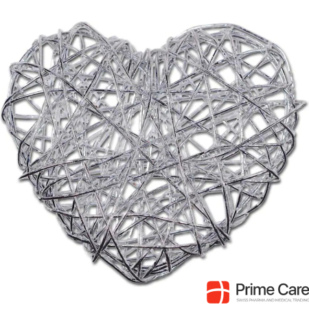 Ambiance Technology Wire hearts 13 pieces, silver