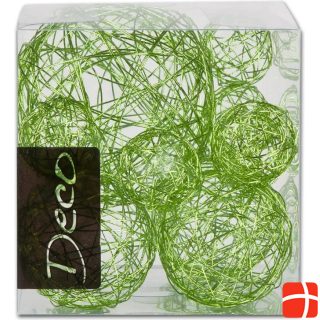 Ambiance Technology Wire ball mix 10 pieces, green