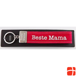 Depesche Keychain Best Mom Red