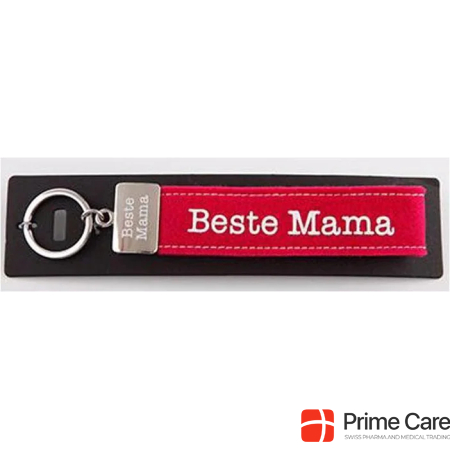 Depesche Keychain Best Mom Red