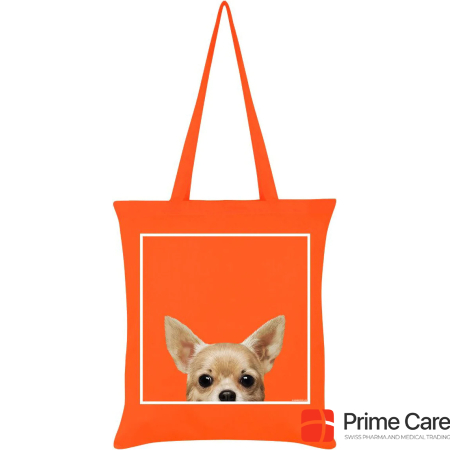 Inquisitive Creatures Tote Bag With Chihuahua Motif