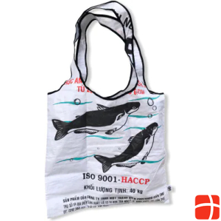 Beadbags S Shopping bag Crispy Rice RI43.01 white 50x1x76cm