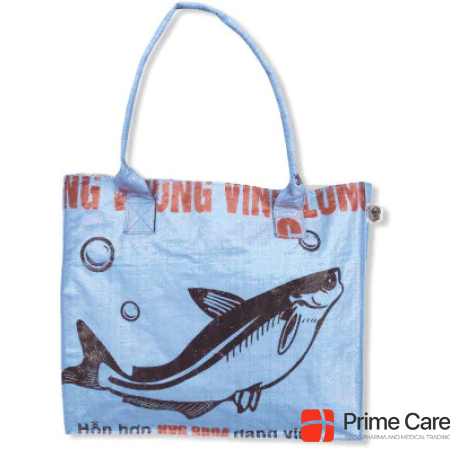 Beadbags S Shopping bag Crispy Rice RI94.12 light blue 40x34x38cm