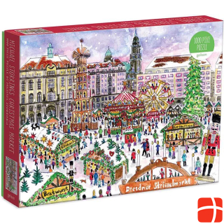 Abrams & Chronicle 66763 - Michael Storrings Christmas Market - Jigsaw Puzzle, 1000 pieces
