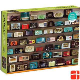 Abrams & Chronicle 67258 - hihuly Vintage Radios - Puzzle, 1000 Teile