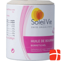 Soleil Vie Borage Oil Cold Pressed Organic Kaps