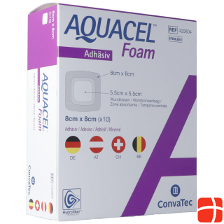 Aquacel Ag Foam adhäsiv (neu)