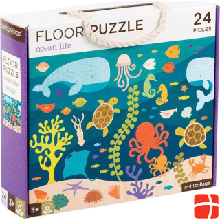 Abrams & Chronicle 67871 - Ocean Life - Floor puzzle, 24 pieces, 3+