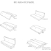 ByKlipKlap Sofa / Folding mattress 180cm Beige