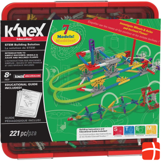 K'Nex Introduction to Simple Machines — колеса/оси и наклонная платформа