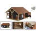 Kids Globe Farming Horse stable with 2 boxes and storage space