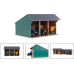 Kids Globe Farming Agricultural shed for tractors Large 1:32
