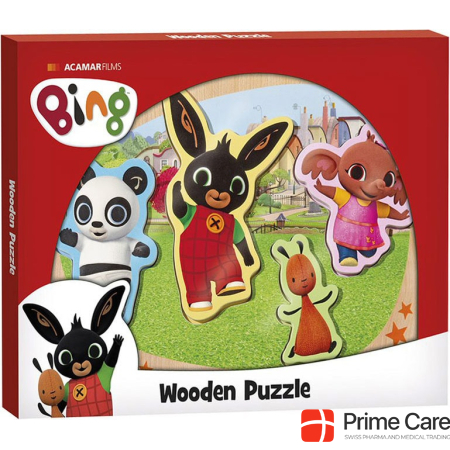 Bambolino Toys Bing wooden shape puzzle