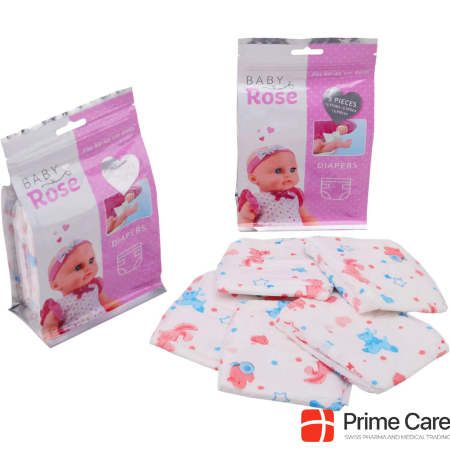 Baby Rose Diapers in bag