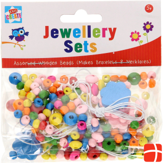 Kids Create Make your own wooden beads jewelry