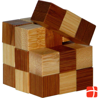 Eureka 3D Bamboo Breinpuzzel Snake Cubes **