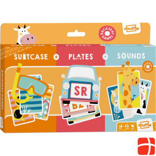 Cartamundi Travel Game 3in1 Suitcase Plates Sounds