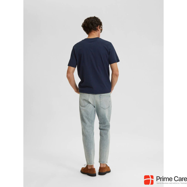 Selected Homme Relaxed Fit Cropped Jeans
