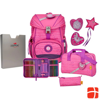 Derdiedas ErgoFlex School Backpack Set Pretty Unicorn