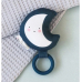 A Little Lovely Company Rattle Moon RAMOBU01 Blue 130x170x40 mm