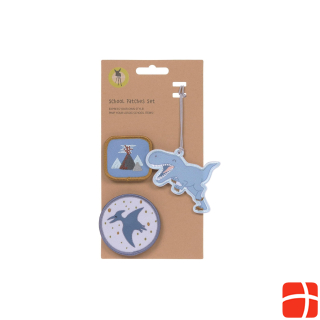 Lässig Badges Dinosaurier 3-teilig
