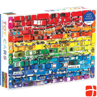 Abrams & Chronicle 60150 - Rainbow Toy Cars - Puzzle, 1000 pieces