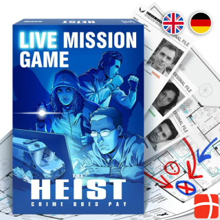 iDventure 0048753821060 - The HEIST - преступление того стоит, настольная игра, для 1-5 игроков, от 17 лет.(DE edition...