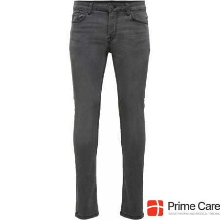 Only & Sons ONSLoom graue Slim Fit Jeans