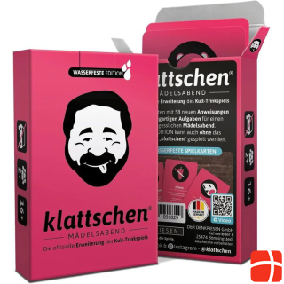 Denkriesen klattschen® - H2O MÄDELSABEND - The official expansion of the cult drinking game