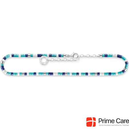 Thomas Sabo Anklet with blue stones