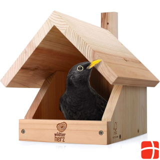 Wildtier Herz Bird house for semi cavity nesting birds